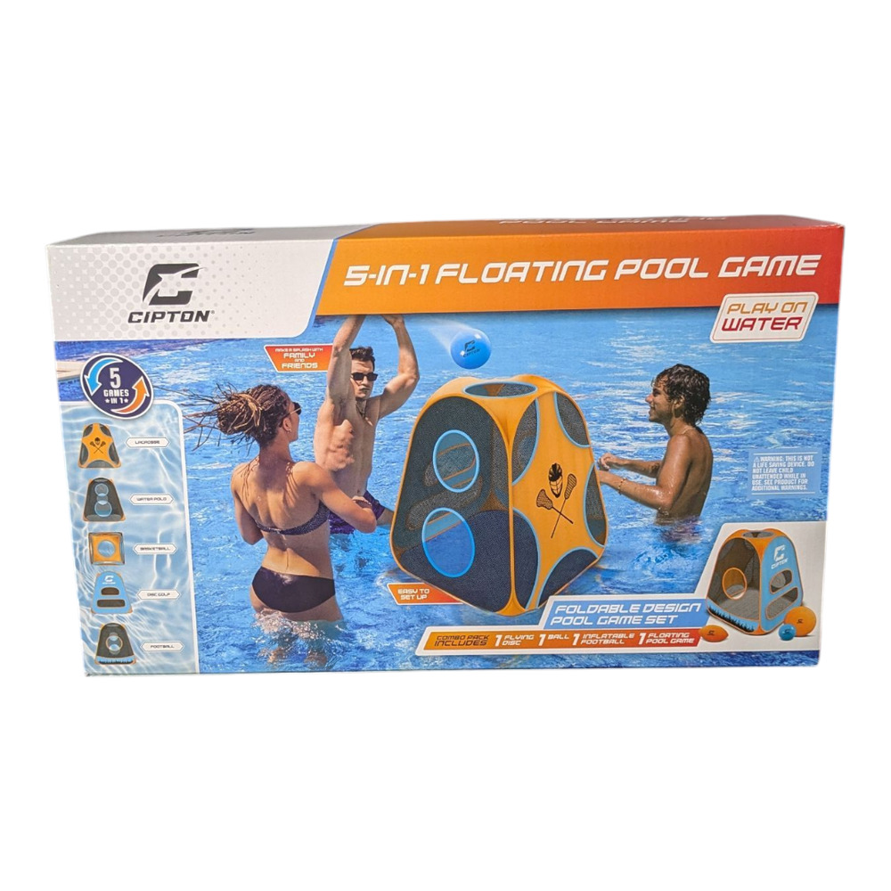 Cipton - 5 in 1 Floating Pool Game Swimming Fun - New in Box